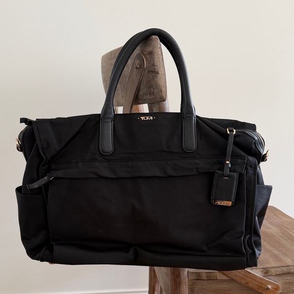 Tumi Handbags - Tumi Black Dara Voyager Carryall Bag